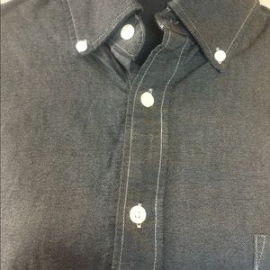 GREY/BLACK BUTTON DOWN